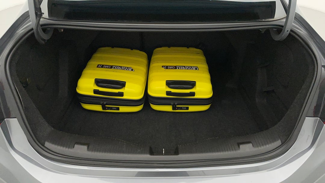 Boot Inside View with Luggage