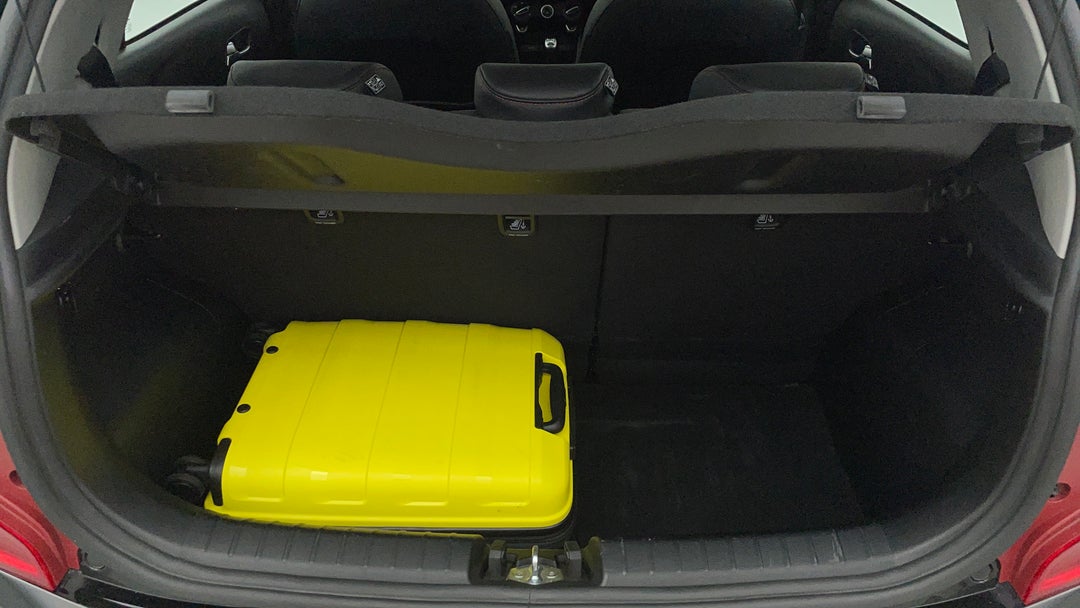 Boot Inside View with Luggage