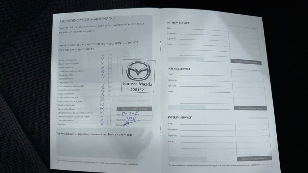 2024 Mazda 3 G25 Evolve Sp, Automatic, 10285 km, Service History