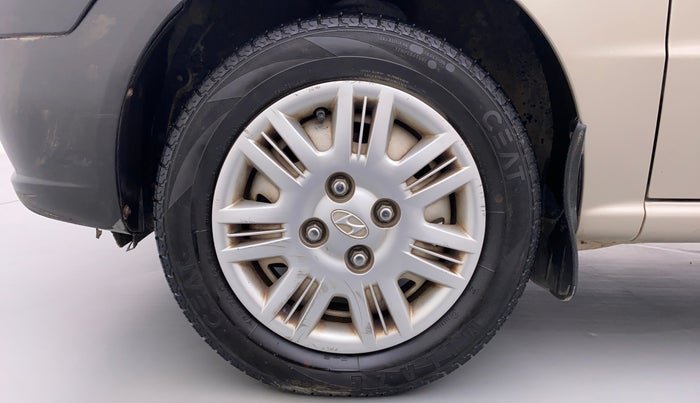 2009 Hyundai Santro Xing GL, Petrol, Manual, 41,610 km, Left Front Wheel