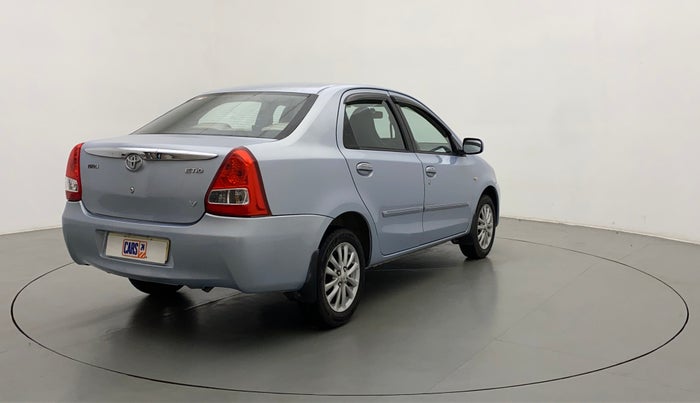 2011 Toyota Etios V, Petrol, Manual, 7,360 km, Right Back Diagonal