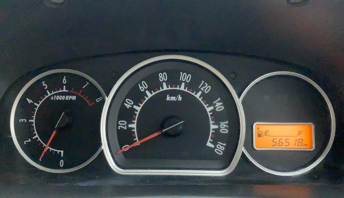 2011 Maruti Alto K10 VXI, Petrol, Manual, 56,518 km, Odometer Image