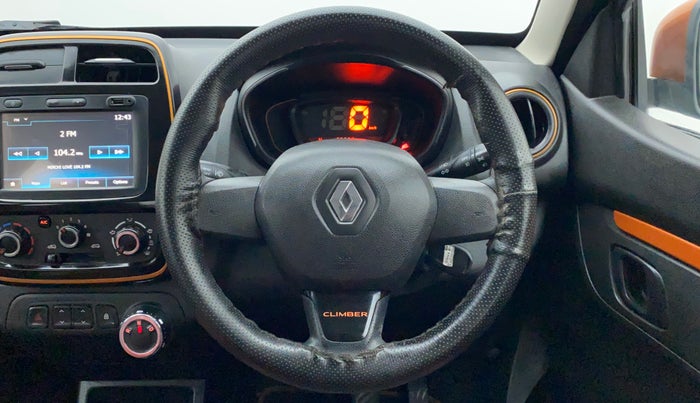 2018 Renault Kwid CLIMBER 1.0 AMT, Petrol, Automatic, 25,077 km, Steering Wheel Close Up