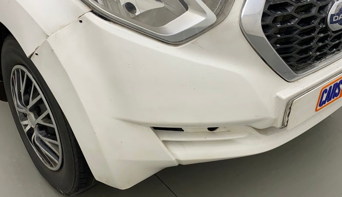 2018 Datsun Redi Go T (O), Petrol, Manual, 1,06,824 km, Front bumper - Minor scratches