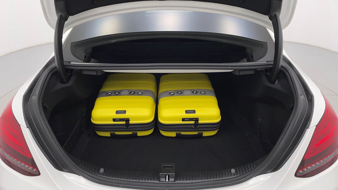 Boot Inside View with Luggage