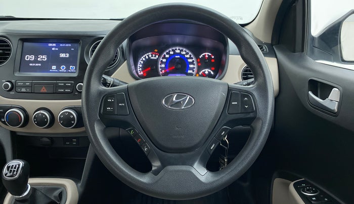 2018 Hyundai Grand i10 SPORTZ 1.2 KAPPA VTVT, Petrol, Manual, 22,876 km, Steering Wheel Close Up