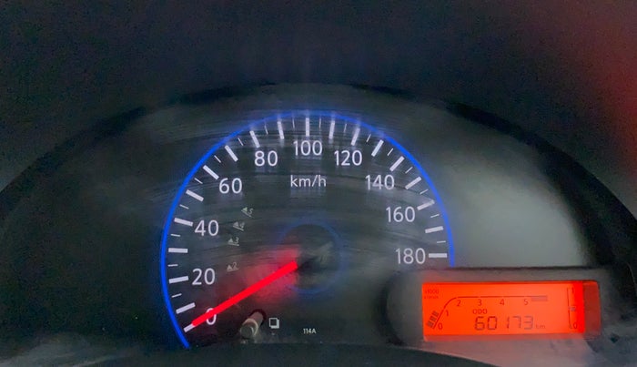 2019 Datsun Go Plus A (O), CNG, Manual, 60,274 km, Odometer Image