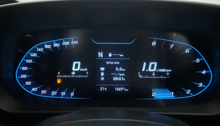 2021 Hyundai NEW I20 SPORTZ 1.0T GDI IMT, Petrol, Manual, 16,691 km, Odometer Image