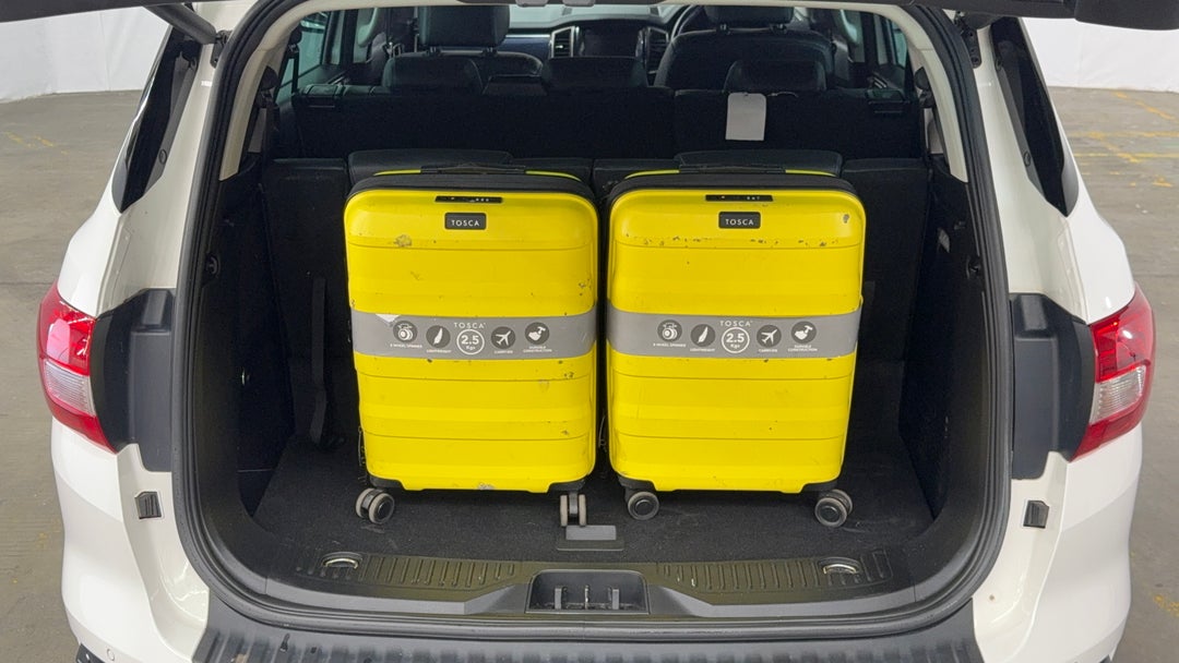 Boot Inside View with Luggage