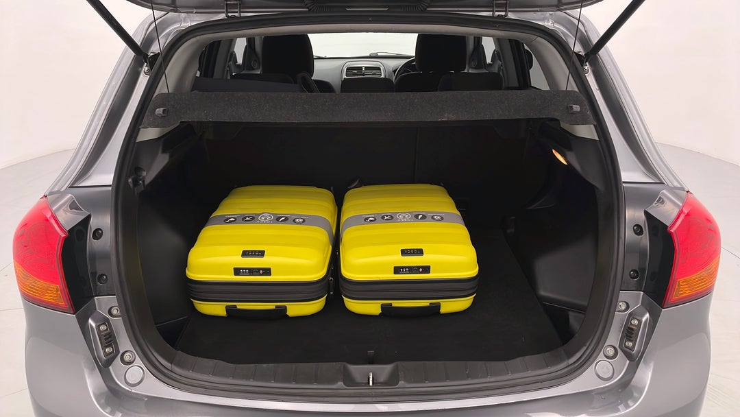 Boot Inside View with Luggage