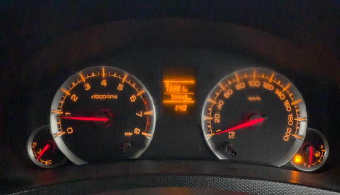 2016 Maruti Swift VXI, Petrol, Manual, 74,449 km, Odometer Image