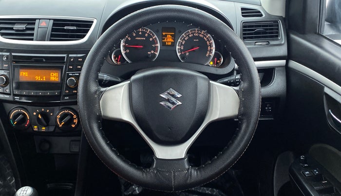 2016 Maruti Swift VXI D, Petrol, Manual, 21,344 km, Steering Wheel Close Up