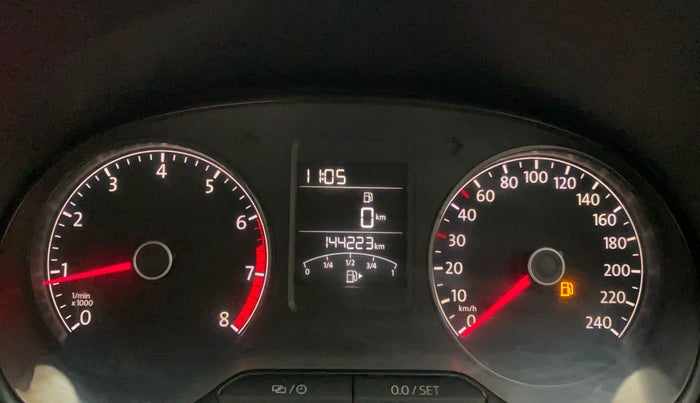 2017 Volkswagen Polo HIGHLINE1.2L, Petrol, Manual, 1,44,419 km, Odometer Image