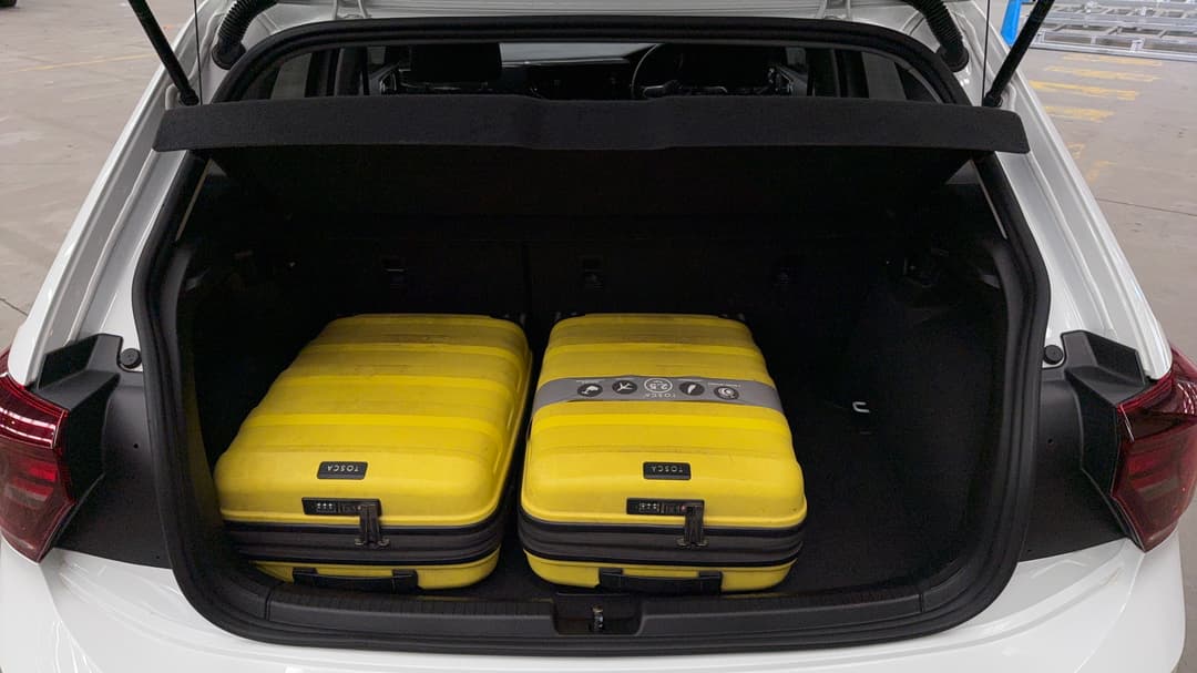 2023 Volkswagen Polo Life, Manual, 21353 km, Boot Inside View with Luggage