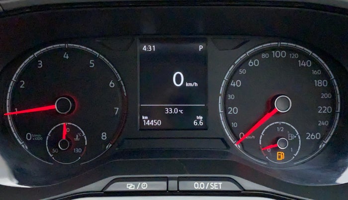 2022 Volkswagen TAIGUN HIGHLINE 1.0 TSI AT, Petrol, Automatic, 14,450 km, Odometer Image