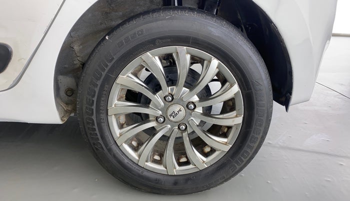 2015 Hyundai Grand i10 SPORTZ 1.2 KAPPA VTVT, Petrol, Manual, 85,922 km, Left Rear Wheel