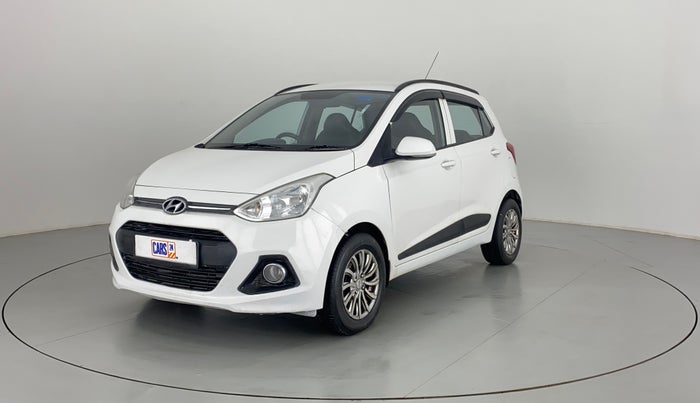 2015 Hyundai Grand i10 SPORTZ 1.2 KAPPA VTVT, Petrol, Manual, 85,922 km, Left Front Diagonal