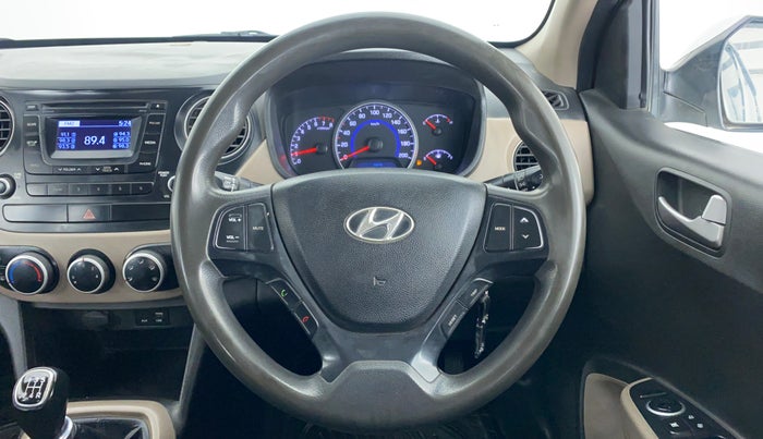 2015 Hyundai Grand i10 SPORTZ 1.2 KAPPA VTVT, Petrol, Manual, 85,922 km, Steering Wheel Close Up