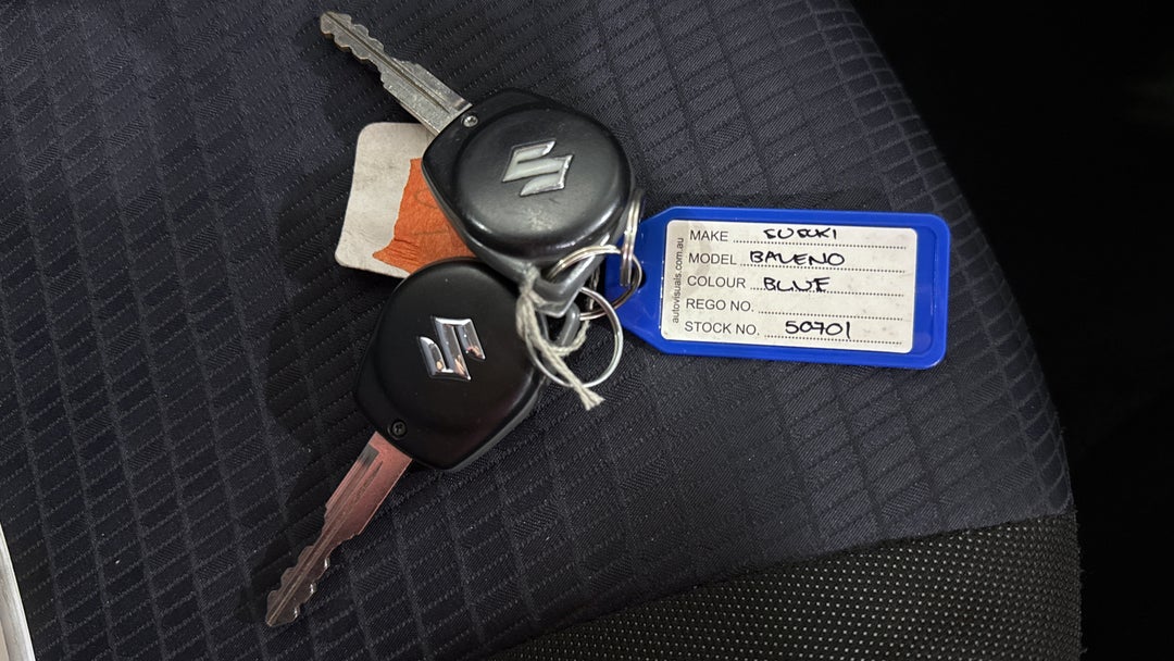 2020 Suzuki Baleno Gl, Automatic, 123097 km, Key Close-up