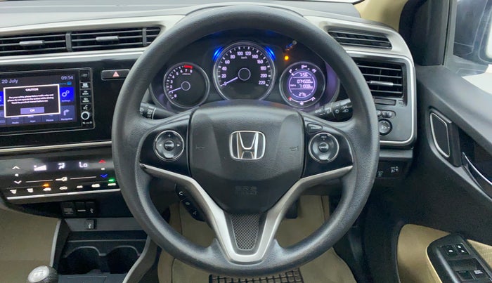 2017 Honda City V MT PETROL, Petrol, Manual, 74,838 km, Steering Wheel Close Up