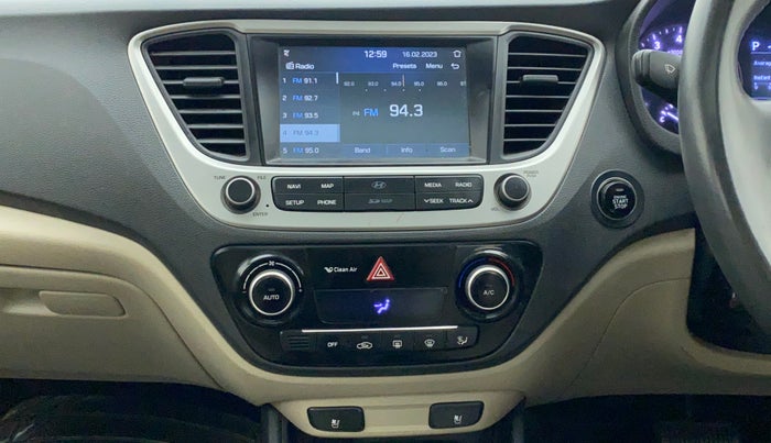 2017 Hyundai Verna 1.6 VTVT SX (O) AT, Petrol, Automatic, 95,153 km, Air Conditioner