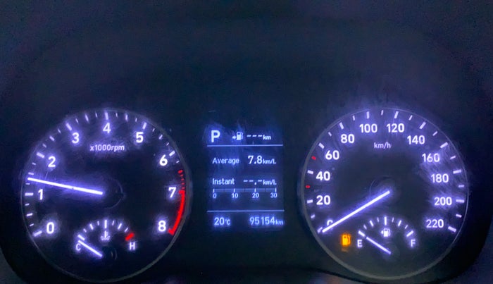 2017 Hyundai Verna 1.6 VTVT SX (O) AT, Petrol, Automatic, 95,153 km, Odometer Image