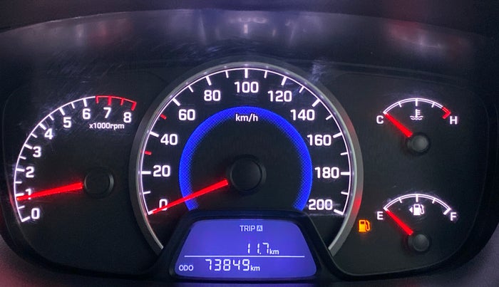 2016 Hyundai Grand i10 SPORTZ 1.2 KAPPA VTVT, Petrol, Manual, 73,848 km, Odometer Image