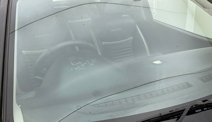 2019 Maruti Baleno ZETA PETROL 1.2, Petrol, Manual, 40,825 km, Front windshield - Minor spot on windshield