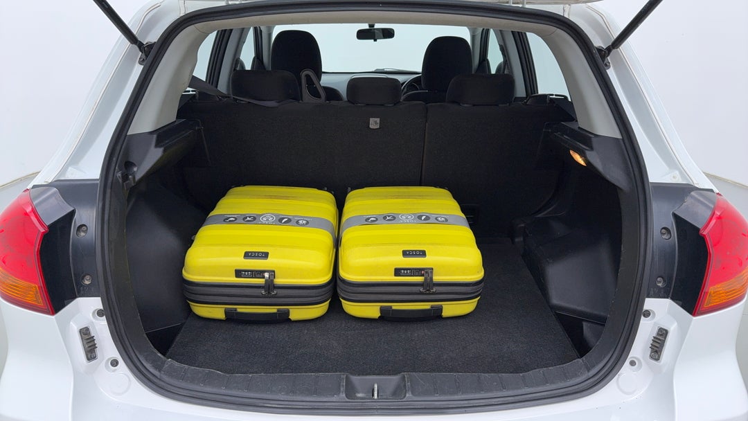 Boot Inside View with Luggage