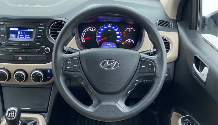 2017 Hyundai Xcent S 1.2, Petrol, Manual, 17,129 km, Steering Wheel Close Up
