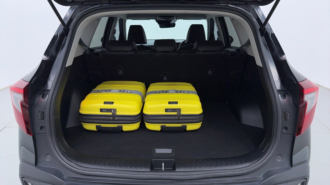 Boot Inside View with Luggage