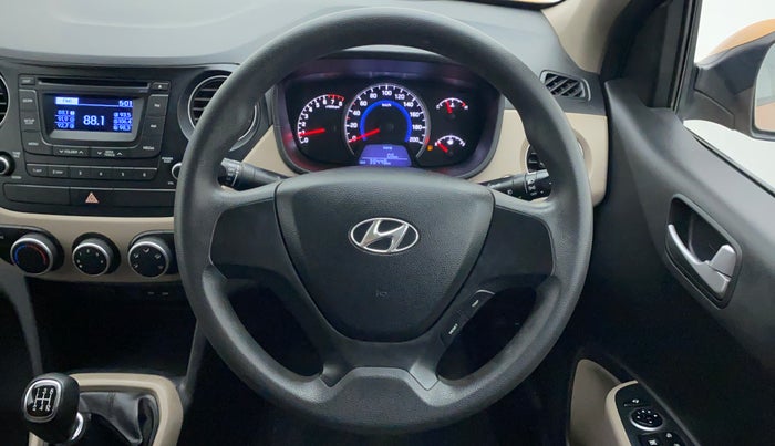 2014 Hyundai Grand i10 SPORTZ 1.2 KAPPA VTVT, Petrol, Manual, 38,509 km, Steering Wheel Close Up
