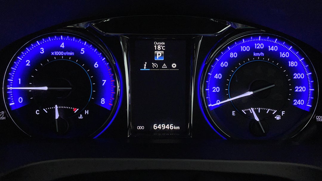 2017 Toyota Aurion At-x, Automatic, 64946 km, Odometer View