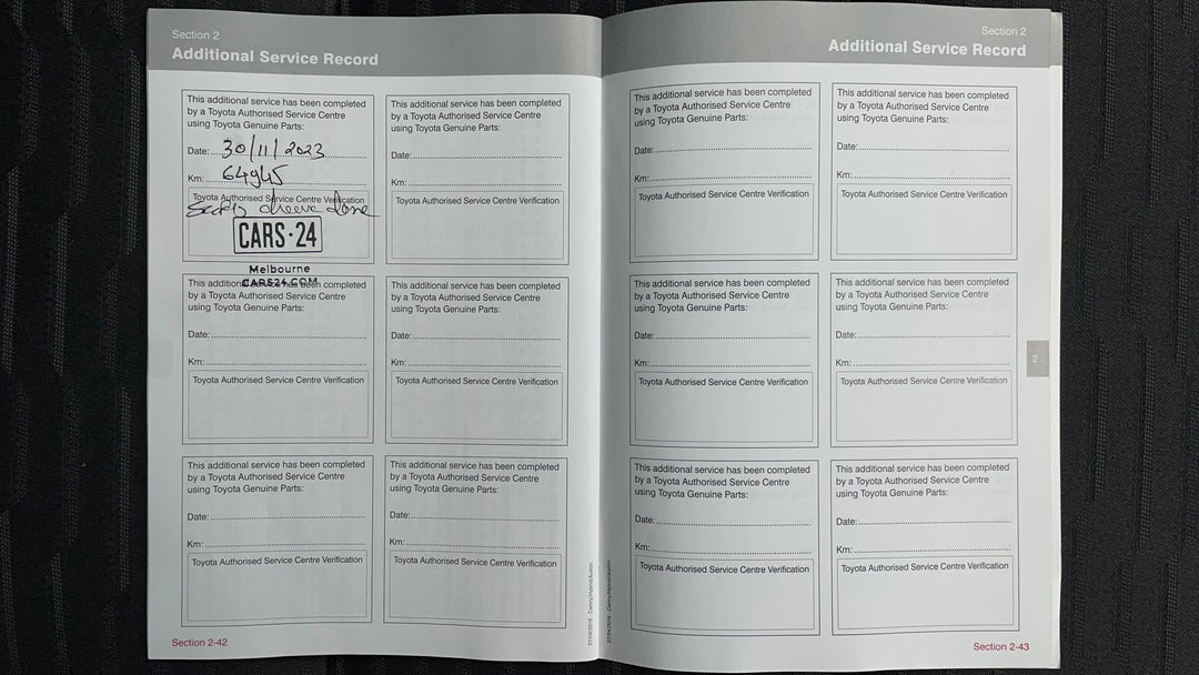 2017 Toyota Aurion At-x, Automatic, 64946 km, Service History