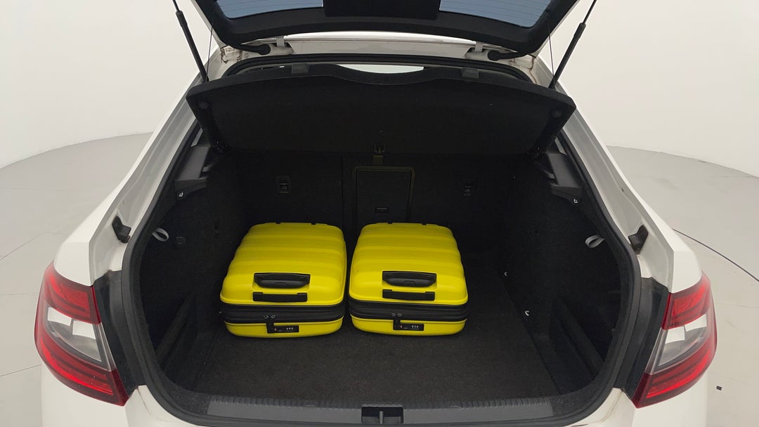 Boot Inside View with Luggage