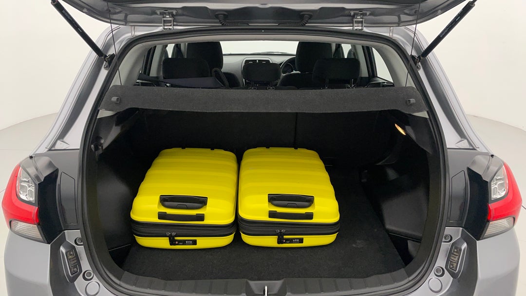 Boot Inside View with Luggage