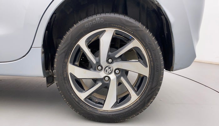 2022 Toyota Glanza V AMT, Petrol, Automatic, 12,089 km, Left Rear Wheel