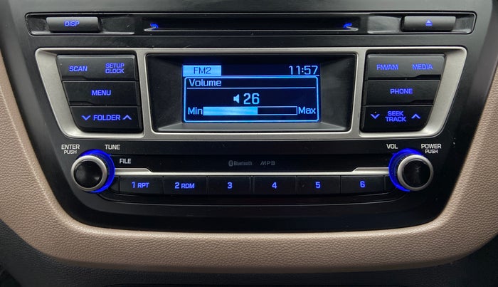 2015 Hyundai Elite i20 SPORTZ (O) 1.2, Petrol, Manual, 64,768 km, Infotainment System