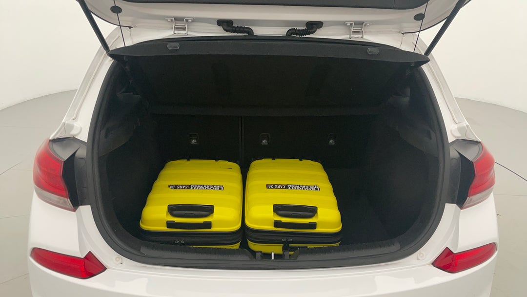 Boot Inside View with Luggage