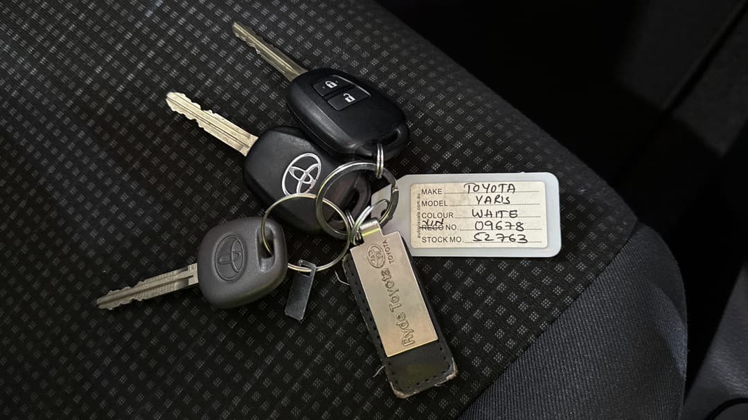 2019 Toyota Yaris Ascent, Automatic, 47280 km, Key Close-up