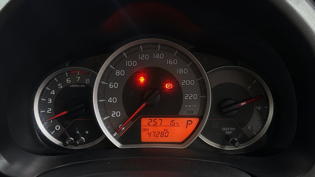 2019 Toyota Yaris Ascent, Automatic, 47280 km, Odometer View