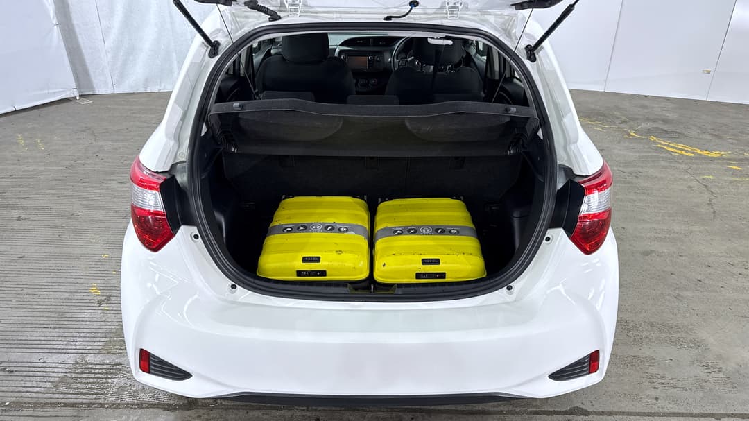 2019 Toyota Yaris Ascent, Automatic, 47280 km, Boot Inside View with Luggage