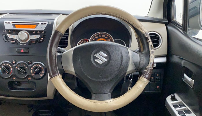 2015 Maruti Wagon R 1.0 VXI, Petrol, Manual, 75,920 km, Steering Wheel Close Up