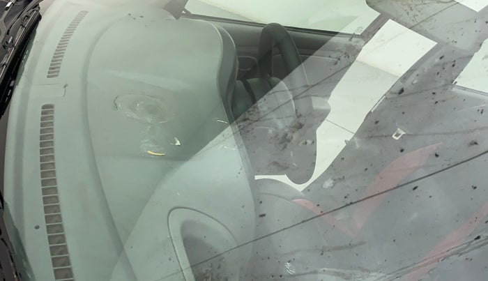 2012 Maruti Alto K10 LXI, Petrol, Manual, 60,223 km, Front windshield - Minor spot on windshield