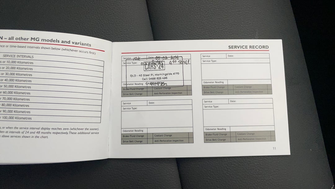 2024 MG ZS Excite, Automatic, 4112 km, Service History