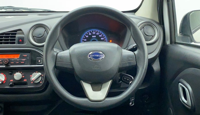 2018 Datsun Redi Go S 1.0 AMT, Petrol, Automatic, 27,219 km, Steering Wheel Close Up