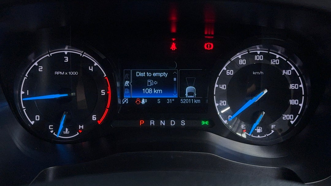 2021 Ford Ranger Xlt 2.0 (4x4), Automatic, 52011 km, Odometer View