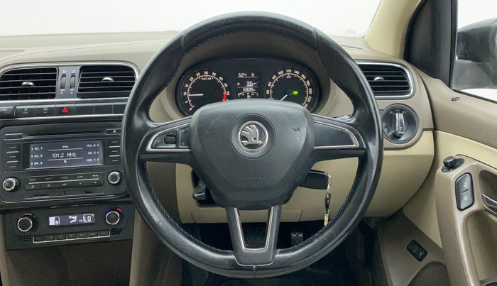 2015 Skoda Rapid 1.5 TDI AT ELEGANCE, Diesel, Automatic, 53,133 km, Steering Wheel Close Up