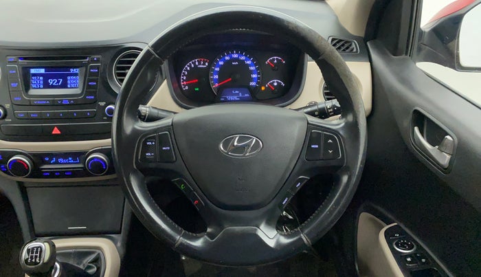 2014 Hyundai Xcent SX 1.2 (O), Petrol, Manual, 72,826 km, Steering Wheel Close Up