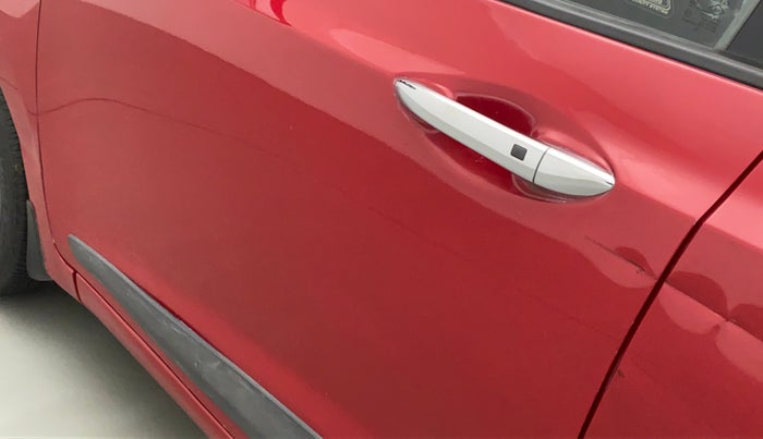 2014 Hyundai Xcent SX 1.2 (O), Petrol, Manual, 72,826 km, Front passenger door - Slightly dented